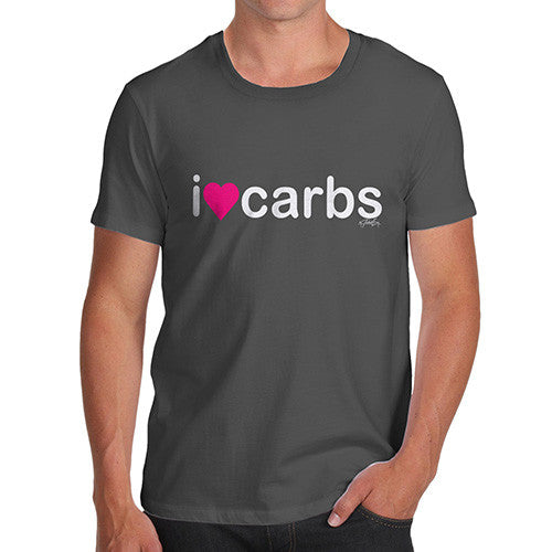 I Heart Carbs Men's T-Shirt