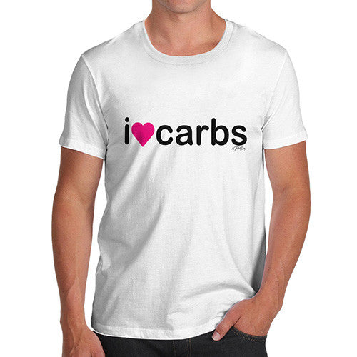 I Heart Carbs Men's T-Shirt