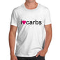 I Heart Carbs Men's T-Shirt