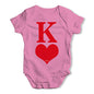 King Of Hearts Baby Unisex Baby Grow Bodysuit