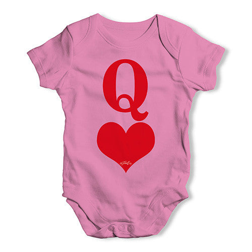 Queen Of Hearts Baby Unisex Baby Grow Bodysuit