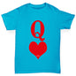 Queen Of Hearts Girl's T-Shirt 