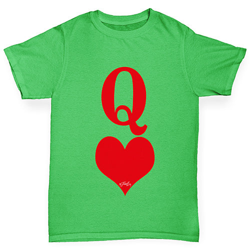 Queen Of Hearts Girl's T-Shirt 