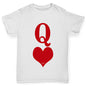 Queen Of Hearts Girl's T-Shirt 