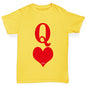 Queen Of Hearts Girl's T-Shirt 