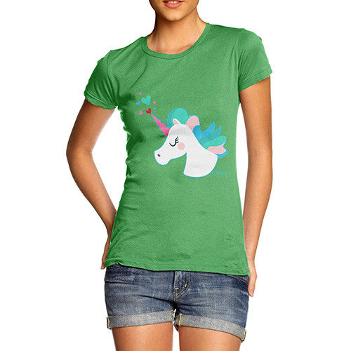 Unicorn Horn Hearts Women's T-Shirt 