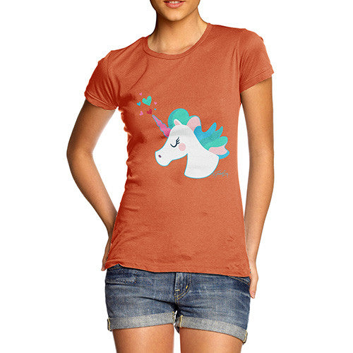 Unicorn Horn Hearts Women's T-Shirt 