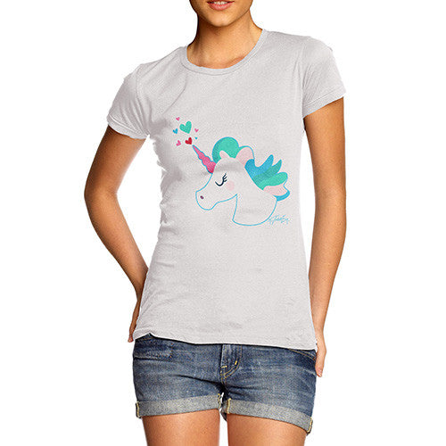 Unicorn Horn Hearts Women's T-Shirt 