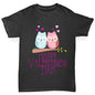 Valentine's Day Owls Boy's T-Shirt