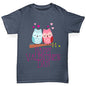 Valentine's Day Owls Boy's T-Shirt