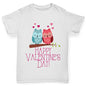 Valentine's Day Owls Boy's T-Shirt