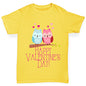 Valentine's Day Owls Boy's T-Shirt