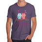 Valentine's Day Owls Men's T-Shirt