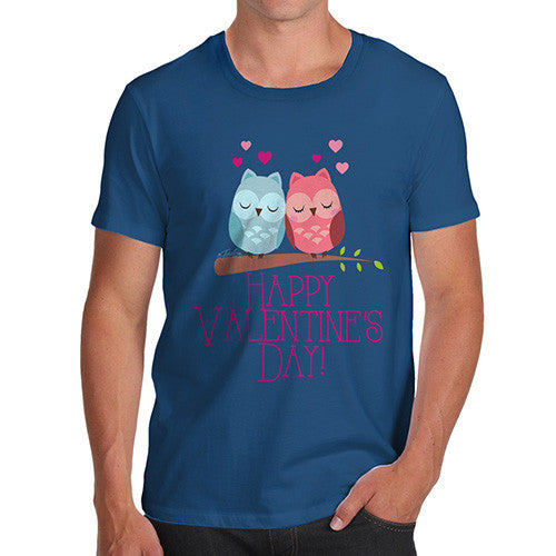 Valentine's Day Owls Men's T-Shirt