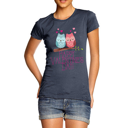 Valentine's Day Owls Women's T-Shirt 