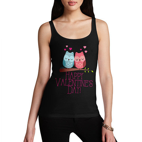 Valentine's Day Owls Women's Tank Top