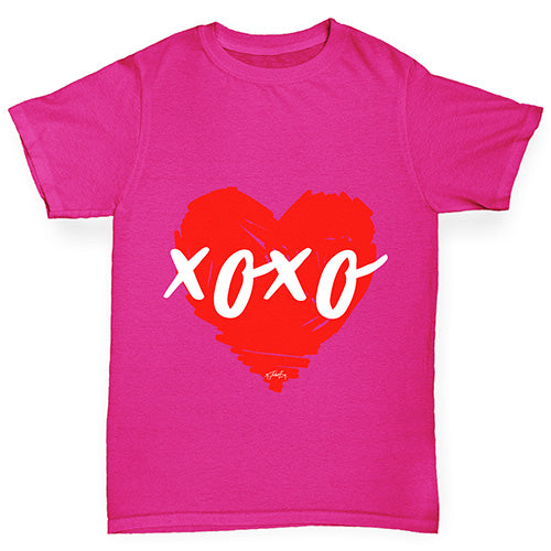 XOXO Heart Girl's T-Shirt 