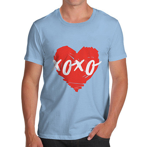 XOXO Heart Men's T-Shirt