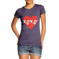 XOXO Heart Women's T-Shirt 