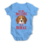 Personalised My Sibling Is A Beagle Baby Unisex Baby Grow Bodysuit