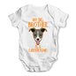 Personalised My Sibling Is A Greyhound Baby Unisex Baby Grow Bodysuit