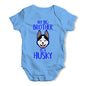 Personalised My Sibling Is A Husky Baby Unisex Baby Grow Bodysuit