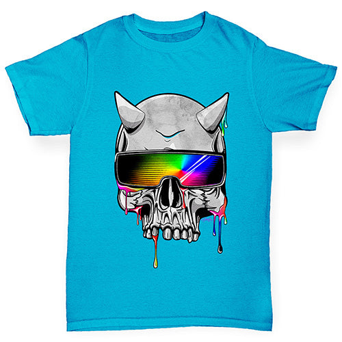 Neon Shades Skull Boy's T-Shirt