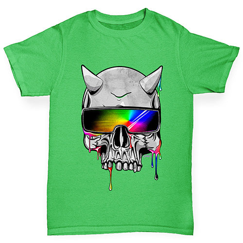 Neon Shades Skull Boy's T-Shirt