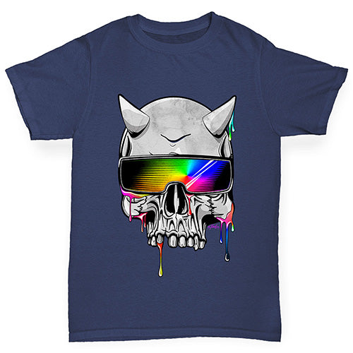 Neon Shades Skull Boy's T-Shirt