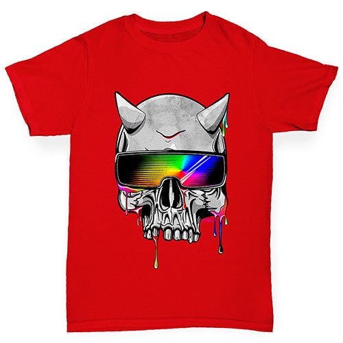 Neon Shades Skull Boy's T-Shirt