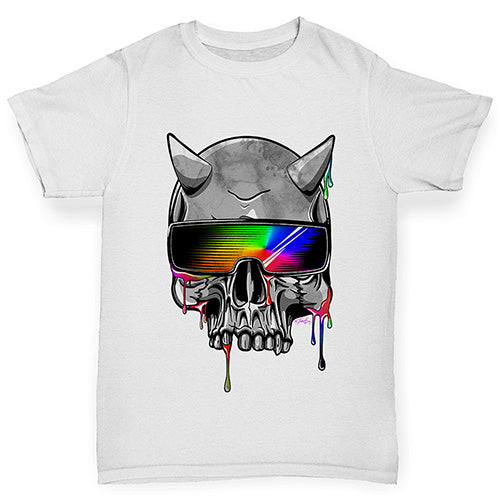 Neon Shades Skull Boy's T-Shirt