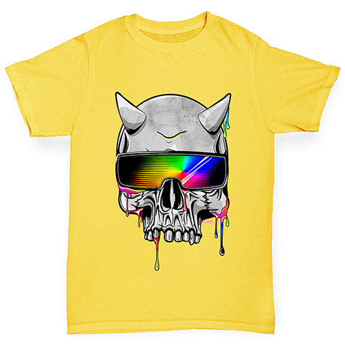 Neon Shades Skull Boy's T-Shirt