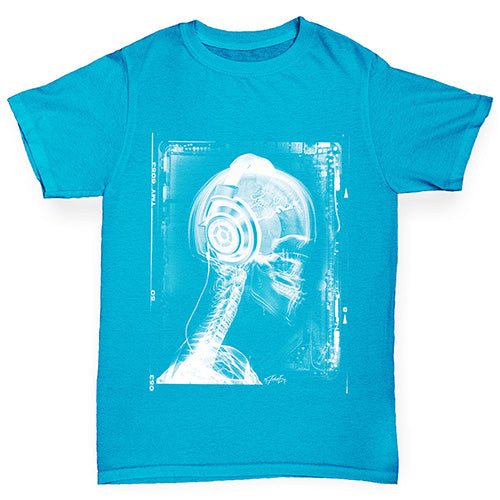 X-Ray Headphones Boy's T-Shirt