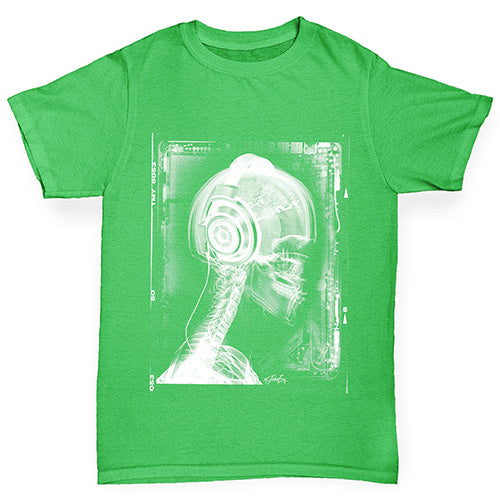 X-Ray Headphones Girl's T-Shirt 