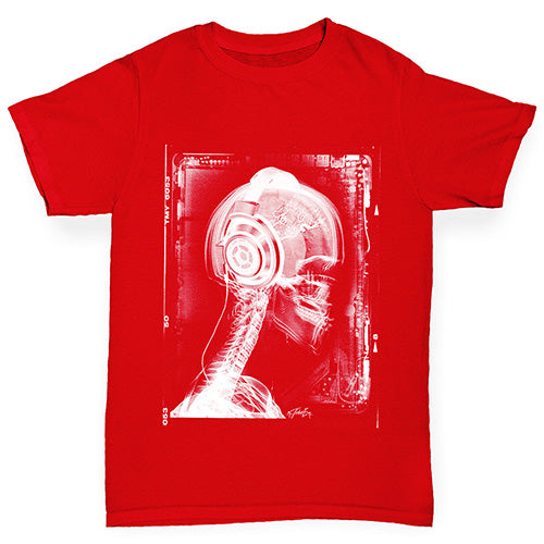 X-Ray Headphones Girl's T-Shirt 