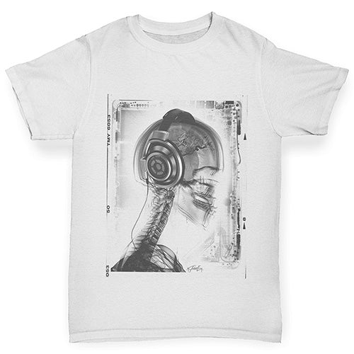 X-Ray Headphones Girl's T-Shirt 