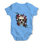 Sabretooth Skull Flowers Baby Unisex Baby Grow Bodysuit