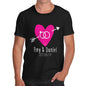 Personalised Couples Name Cupid's Heart Men's T-Shirt