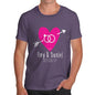 Personalised Couples Name Cupid's Heart Men's T-Shirt