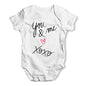 You & Me XOXO Baby Unisex Baby Grow Bodysuit