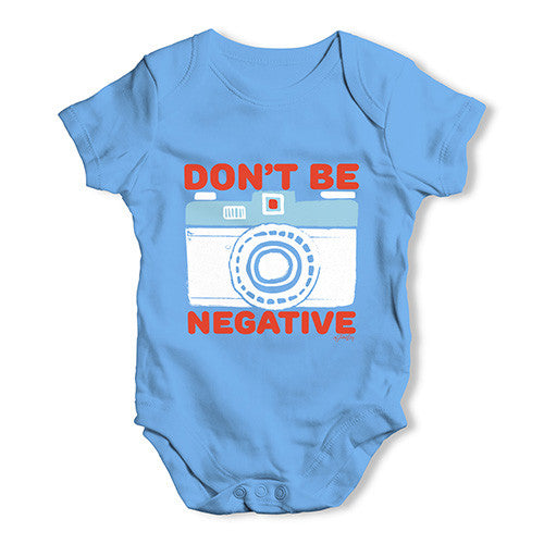 Don't Be Negative Baby Unisex Baby Grow Bodysuit