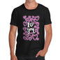 I Love You Neon Hearts Men's  T-Shirt