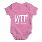 WTF Where's The Food Baby Unisex Baby Grow Bodysuit