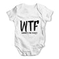 WTF Where's The Food Baby Unisex Baby Grow Bodysuit