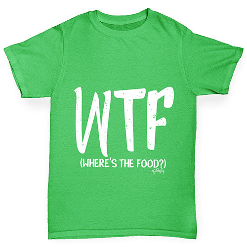 WTF Where's The Food Boy's T-Shirt