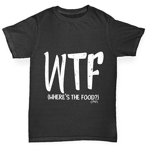 WTF Where's The Food Girl's T-Shirt 