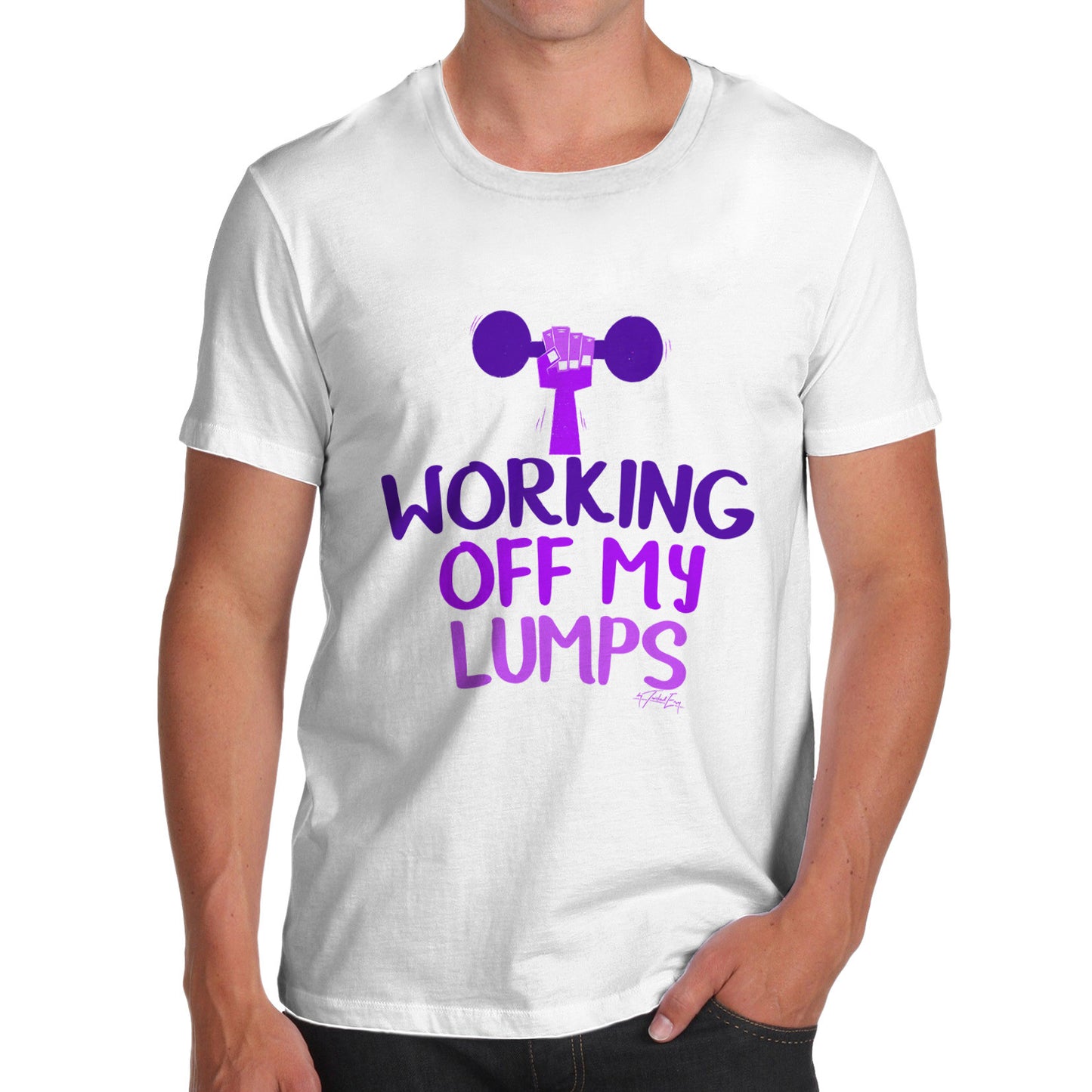 Working Off My Lumps Men's  T-Shirt