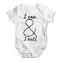 I Can And I Will Baby Unisex Baby Grow Bodysuit