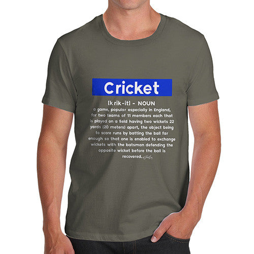 Cricket Definition Men's T-Shirt