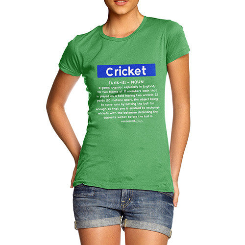 Cricket Definition Women's T-Shirt 